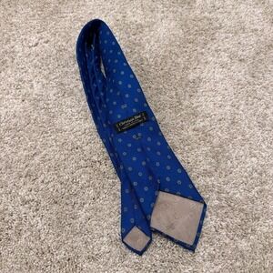 90‎ Vintage Christian Dior Silk Necktie | Royal Blue